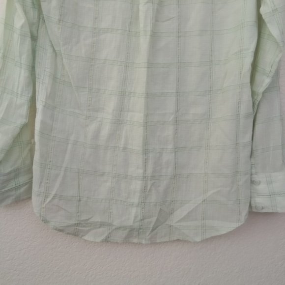 Treasure & Bond Green Plaid Button Down Shirt XS - Picture 9 of 12